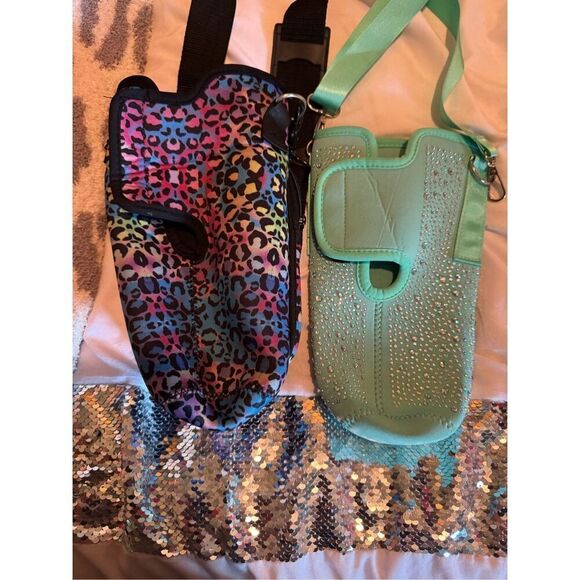 Lot of 2x .Stanley Dunkin Starbucks water coffee cold cup tumbler bag pouch - Picture 3 of 6